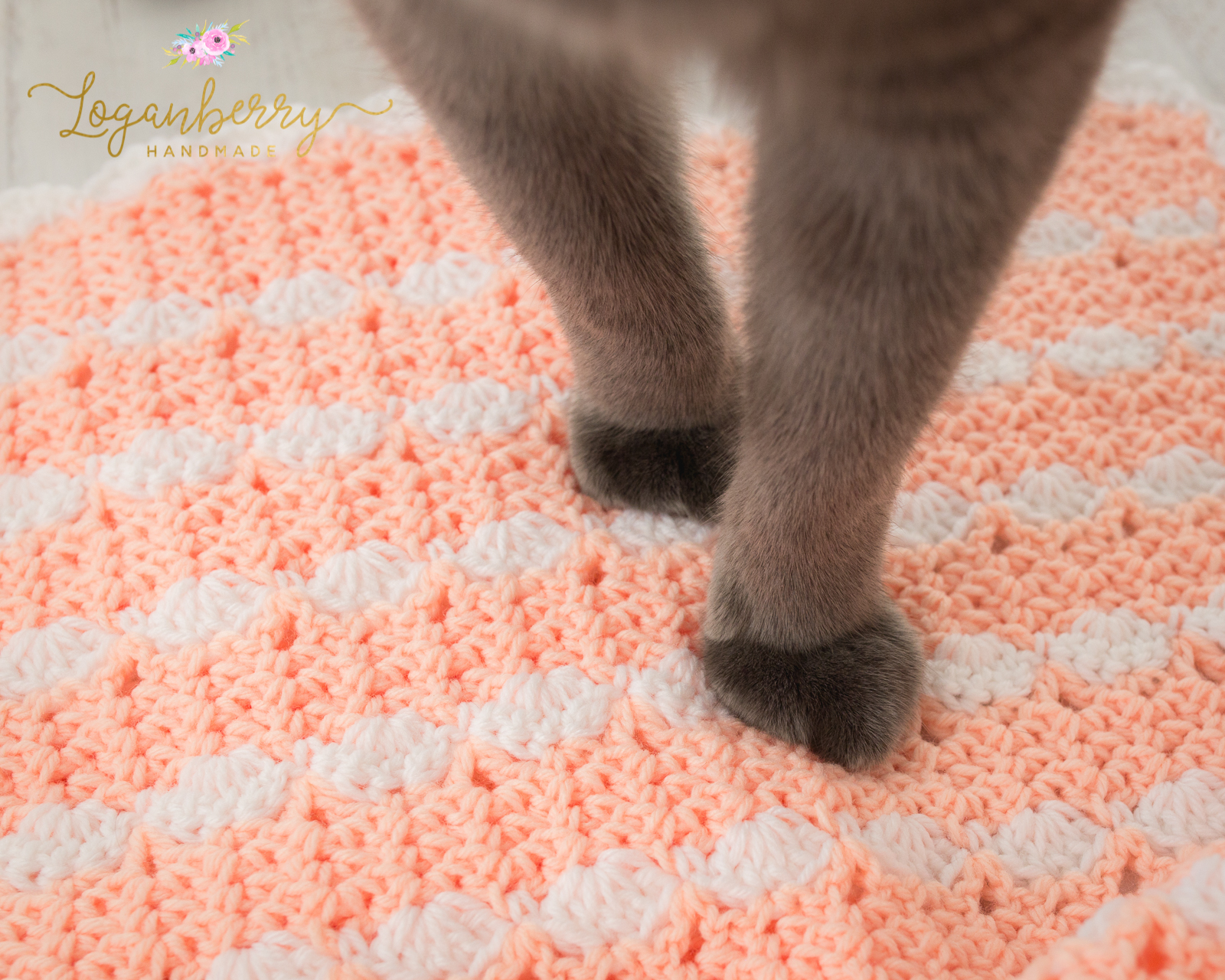 Crochet Cat Blanket Pattern + Tutorial
