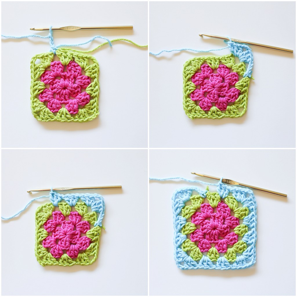 Granny square crochet pattern. Basic granny square tutorial – Germander  Cottage Crafts