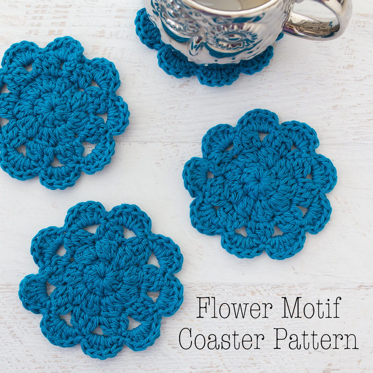 Crochet: Flower Coasters