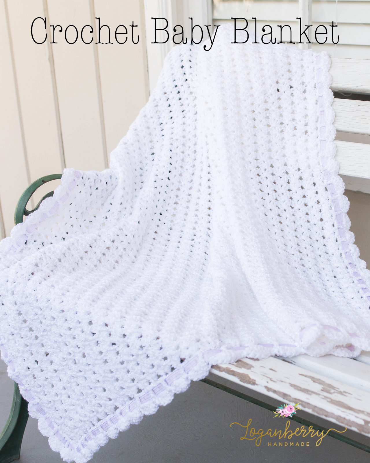 Learn how to Crochet a Baby Blanket in as little a 3 Hours