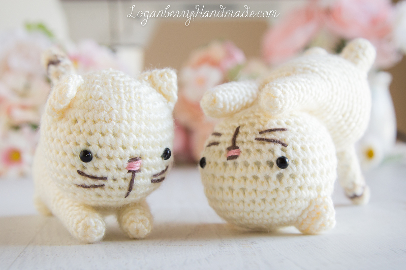 Crochet Cats Pattern, Amigurumi Cats, Free Pattern, Tutorial, Knitted Cats, Crochet Kittens, Lynx Point Siamese Cats, Crochet for Kids